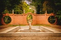 Moon gates in the manor park in the city of IÃâowa in Poland.